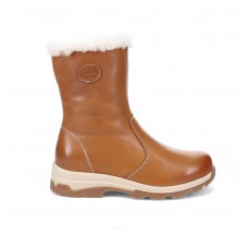 Migantin ruskea villavuorinen nahkasaapas, Grip-pohjalla, L920-58C