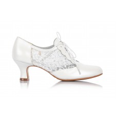 Chantanan helmiäisen valkoinen pitsiavokas, 19899-01-610