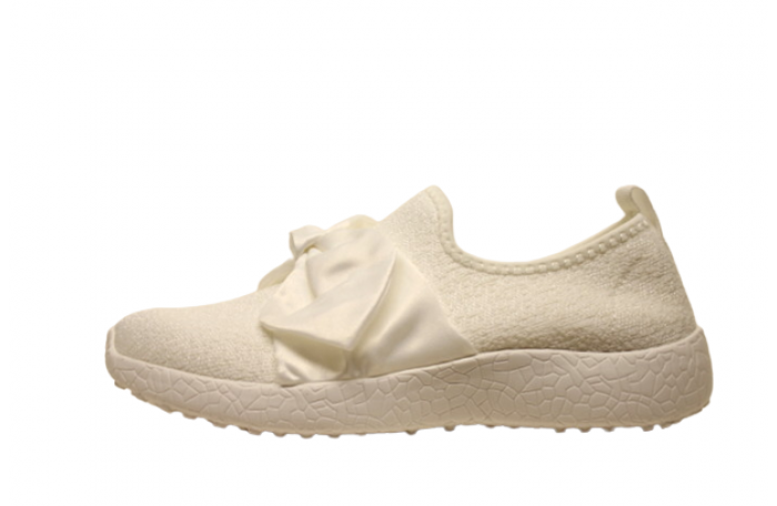 Migantin valkoinen rusettikenkä, A923-108-W Migantin valkoinen rusettikenkä, A923-108-W