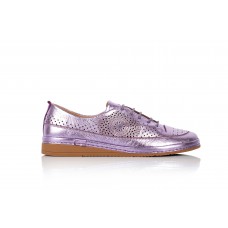 NorWalk  nahkatennari, metalli violetti 911810